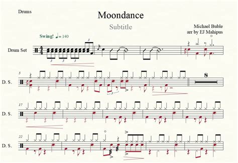 Moondance: Drums